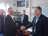 Απο την επίσκεψη  Ηλία Βλαχογιάννη στην Αστυνομική Διεύθυνση Τρικάλων