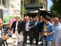 Από την επίσκεψη του Πάνου Καμμένου στην Λάρισα