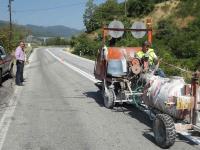 Eργασίες συντήρησης και διαγράμμισης του ορεινού οδικού δικτύου Καλαμπάκας