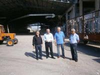 Επίσκεψη Μιχάλη Ταμήλου στο Εκκοκκιστήριο της ΕΑΣ Τρικάλων