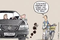 Το σκίτσο των New York Times για το σκάνδαλο Volkswagen και τη σχέση του με την Ελλάδα