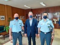 Τον Αντιπεριφερειάρχη Τρικάλων επισκέφτηκε ο νέος Αστυνομικός Διευθυντής  Δημήτρης Μήτραινας