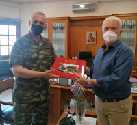 Τον Δήμαρχο Δήμου Μετεώρων επισκέφτηκε ο νέος Διοικητής της ΣΜΥ
