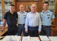  Εθιμοτυπική επίσκεψη στο Δήμαρχο του Δήμου Μετεώρων από τον νέο Αστυνομικό Διευθυντή Τρικάλων