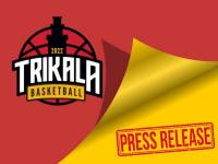 Ευχαριστήριο των Trikala Basket