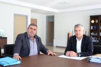 Συνάντηση του Περιφερειάρχη Θεσσαλίας με το Δήμαρχο Πύλης  για το Γεωπάρκο Μετεώρων- Πύλης