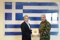 Συνάντηση του Περιφερειάρχη Θεσσαλίας Κώστα Αγοραστού με τον Διοικητή της 1ης Στρατιάς Αντιστράτηγο  Ιωάννη Τσιόπλο