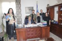  Το Δ.Σ. του Συλλόγου Νέων Πηγής στον Δήμαρχο Πύλης