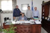 Σύμβαση έργου για τη Δ.Ε. Πύλης υπέγραψε ο Κώστας Μαράβας