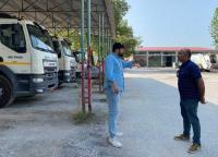 Ν. Σακκάς στο αμαξοστάσιο: Στήριξη εργαζομένων, συνέχιση προσφοράς στους πολίτες