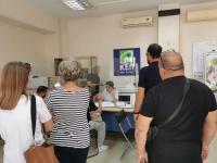 Xώρος εξυπηρέτησης πολιτών για τα αιτήματα καταγραφής ζημιών στο Δημαρχείο Τρικκαίων