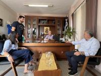 Για τα σχολεία του Δήμου Φαρκαδόνας ενημερώθηκε ο Μιχάλης Μπαγιώτης σε συνάντηση με τον Δ/ντη Πρωτοβάθμιας Εκπαίδευσης