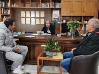 Σκακιστικά θέματα στη συνάντηση Δημάρχου Τρικκαίων - ΣΚΑ.ΚΙ. Τρικάλων