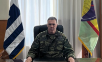  O διοικητής της ΣΜΥ, Υποστράτηγος Ιωάννης Κορέλης Διευθυντής Eιδικών Δυνάμεων