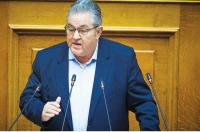 Ο γενικός γραμματέας του ΚΚΕ Δημήτρης Κουτσούμπας 