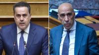 Οι υπουργοί Γιάννης Μπρατάκος και Σταύρος Παπασταύρου 