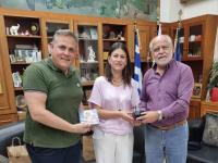Τα Τρίκαλα επισκέφθηκε το Σάββατο 1 Ιουνίου ο Δήμαρχος Β. Κέρκυρας Γιώργος Μαχειμάρης