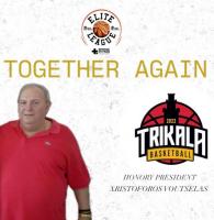 Θα είναι και φέτος στο πλευρό της Trikala Basket ως επίτιμος πρόεδρος...