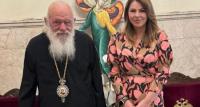 Συμβολική και (ίσως) Εθνικής σημασίας συνάντηση της υπουργίνας μας κ. Κατερίνας Παπακώστα-Παλιούρα
