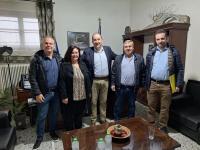 Επίσκεψη του Δ/ντή της Δευτεροβάθμιας Εκπαίδευσης Τρικάλων κ. Καπανιάρη Αλέξανδρου στον Δήμαρχο Πύλης