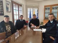 Σύσκεψη για την καλύτερη αστυνόμευση ενόψει της εορταστικής περιόδου των Χριστουγέννων στον Δήμο Μετεώρων