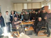  Ο Δήμαρχος Φαρκαδόνας με εκπροσώπους της Τοπικής Κοινότητας Κεραμιδίου