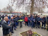 Ευχαριστίες και στήριξη Σακκά στους εργαζόμενους στο αμαξοστάσιο