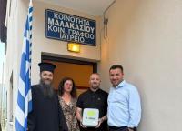 Τοποθέτηση Απινιδωτή στο Μαλακάσι από τον Δήμο Μετεώρων