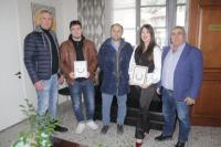 Bράβευση δύο αθλητών από τον Δήμαρχο Πύλης Κώστα Μαράβα με καταγωγή  από την Φήκη Δ.Κ. Δήμου Πύλης    