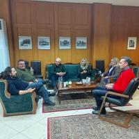 Συνάντηση εργασίας  με τον Χρήστο Τρικάλη