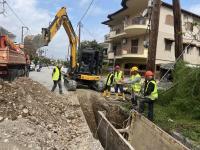 ΔΕΥΑΤ: Στην περιοχή οδού Πατουλιάς το νέο αντιπλημμυρικό έργο - Επίσκεψη Σακκά & Μπλουγούρα 
